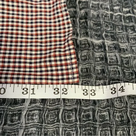 TOMMY HILFIGER Vintage Plaid Men's Long Sleeve Button Down Shirt L #817 - Picture 8 of 8